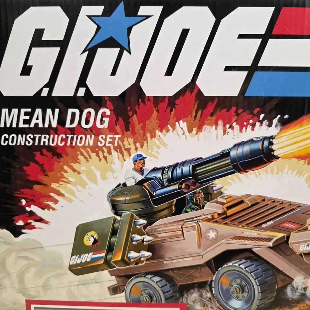 2021 Hasbro G.I. Joe Kids Mean Dog Construction‎ Vehicles Set 205 Pieces NEW
